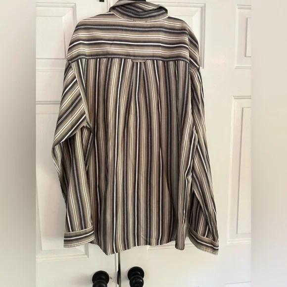 The North Face A5 Series Men’s Gray/Navy/White Button-up Long Sleeve Shirt-XL - Picture 3 of 7